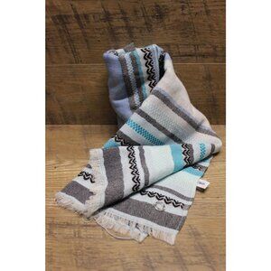 Calvin Klein women's woven striped‎ lightweight long wrap scarf